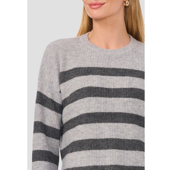Halogen Stripe Crewneck Sweater - Picture 3 of 6